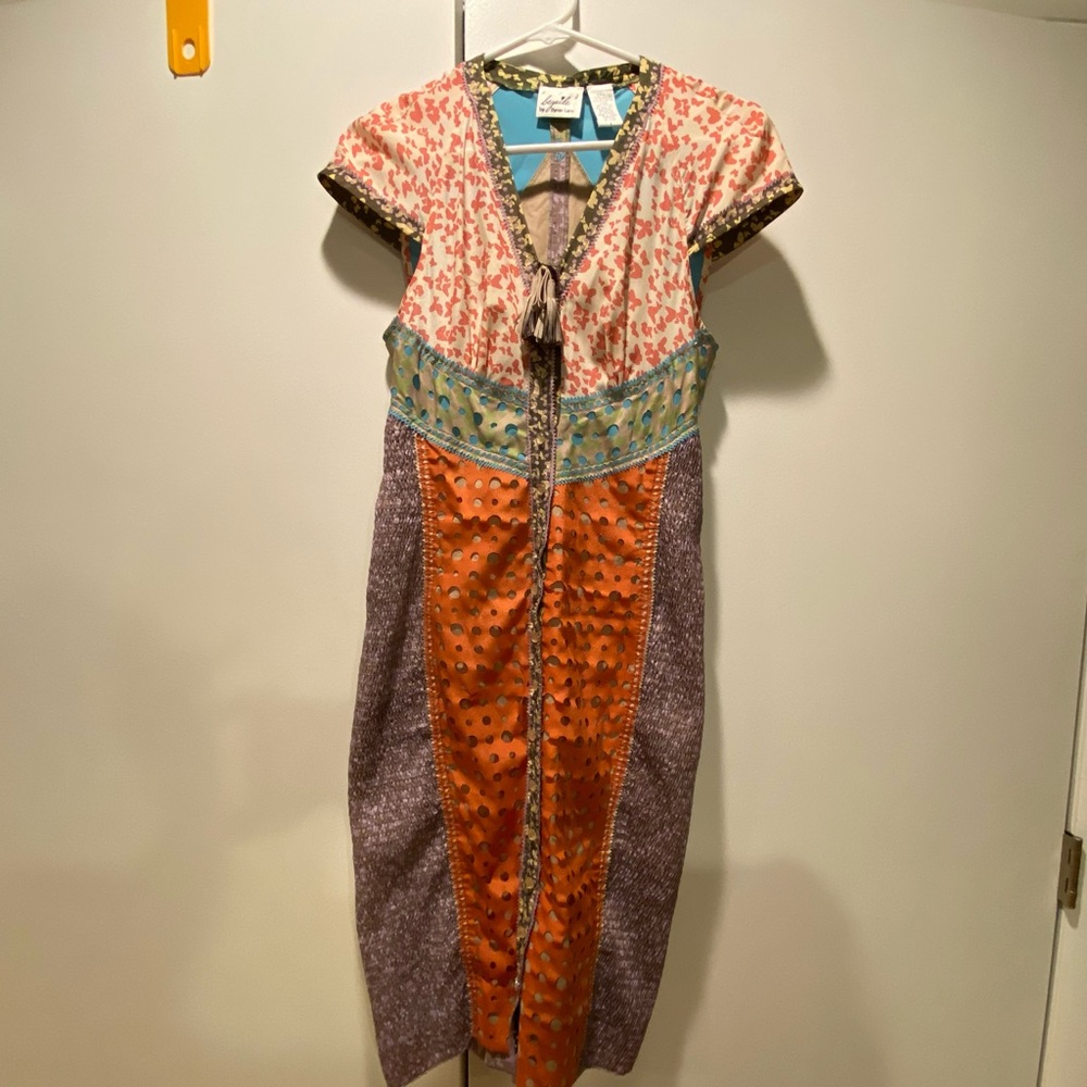 Beguile by Byron Lars Multi-Print dress size 2
